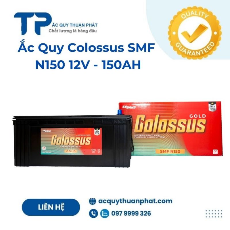 Ắc quy Colossus SMF N150 12V - 150AH