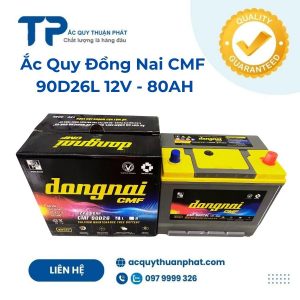 Ắc quy Đồng Nai CMF 90D26L 12V - 80AH;