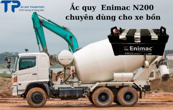 Ắc quy Enimac chuyên dùng cho xe bồn