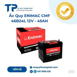 Ắc quy ENIMAC CMF 46B24L 12V - 45AH;