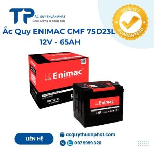 Ắc quy ENIMAC CMF 75D23L 12V - 65AH;