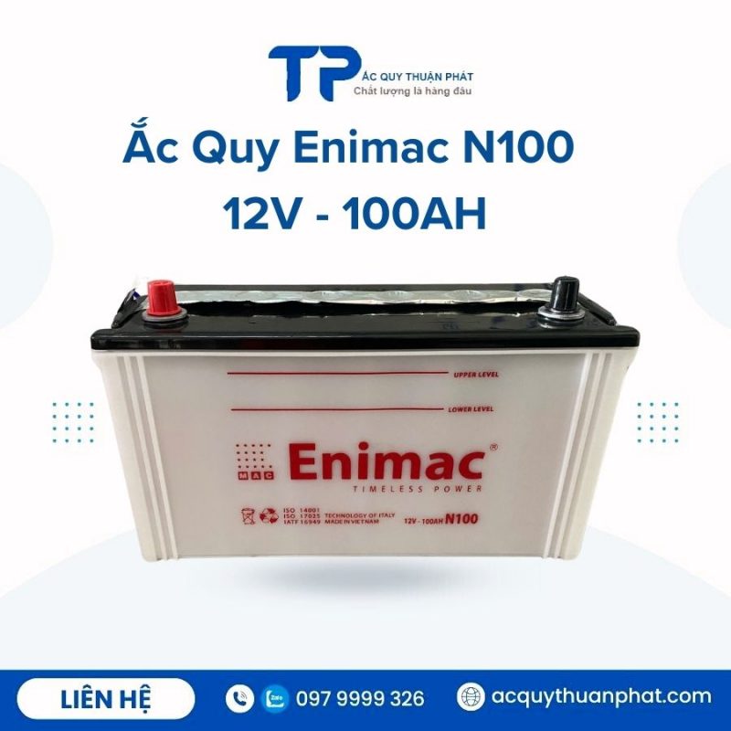 Ắc quy Enimac N100 12V - 100AH chính hãng