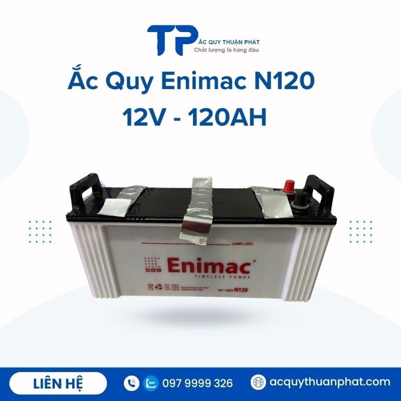 Ắc quy Enimac N120 12V - 120AH chính hãng