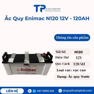 Ắc quy Enimac N120 12V - 120AH giá tốt