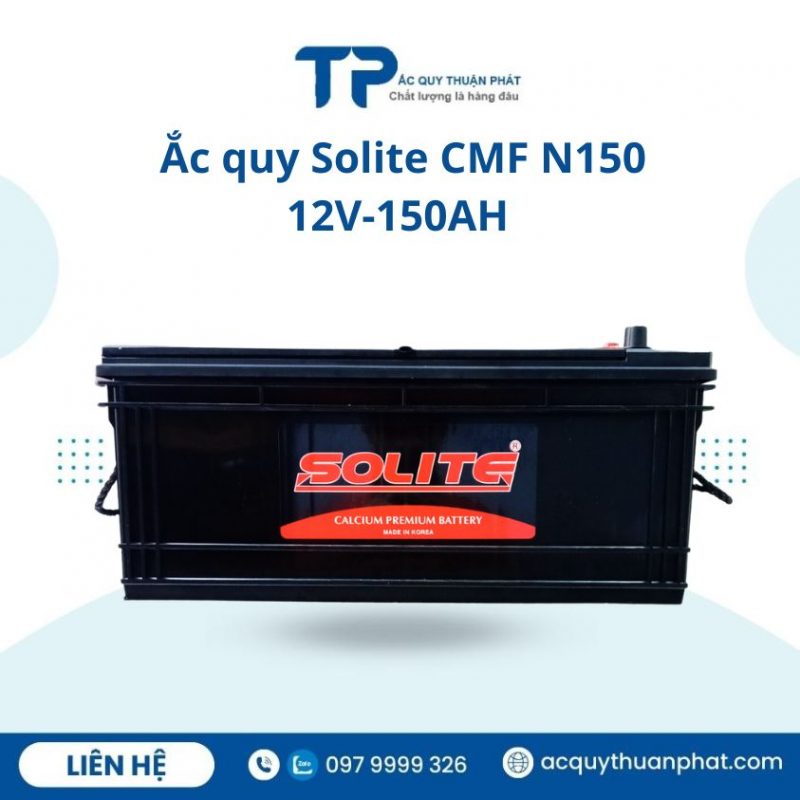 Ắc quy SOLITE CMF N150 12V-150AH chính hãng