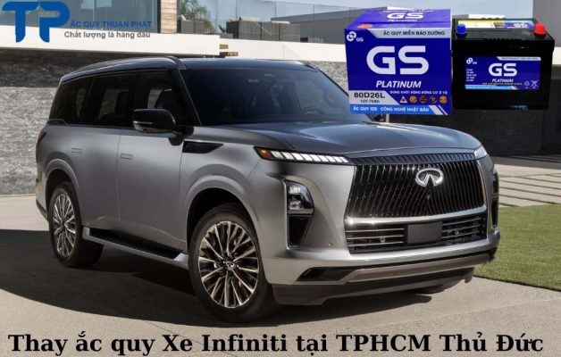 Thay ắc quy Xe Infiniti QX70 tại TPHCM Thủ Đức;