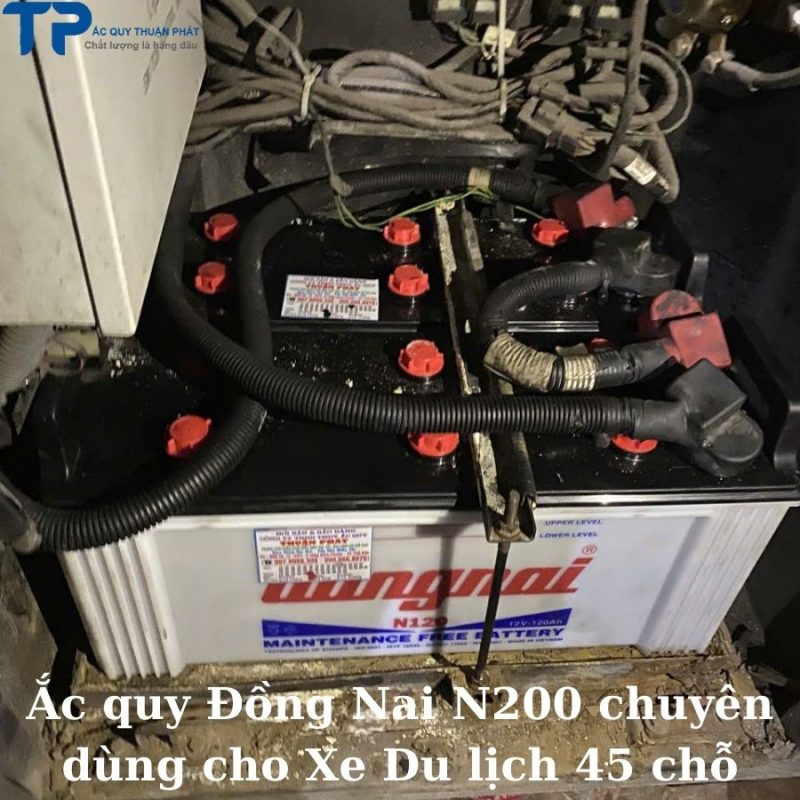 Ắc quy Đồng Nai N200 chuyên dùng cho Xe Du Lịch 45 chỗ