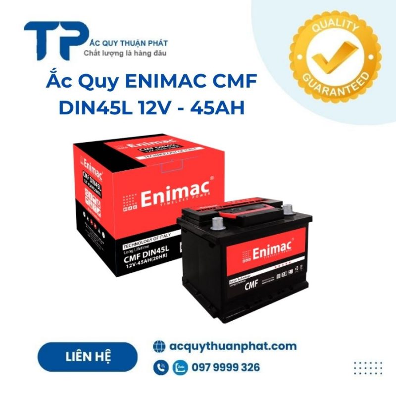 Ắc quy ENIMAC CMF DIN45L 12V - 45AH;