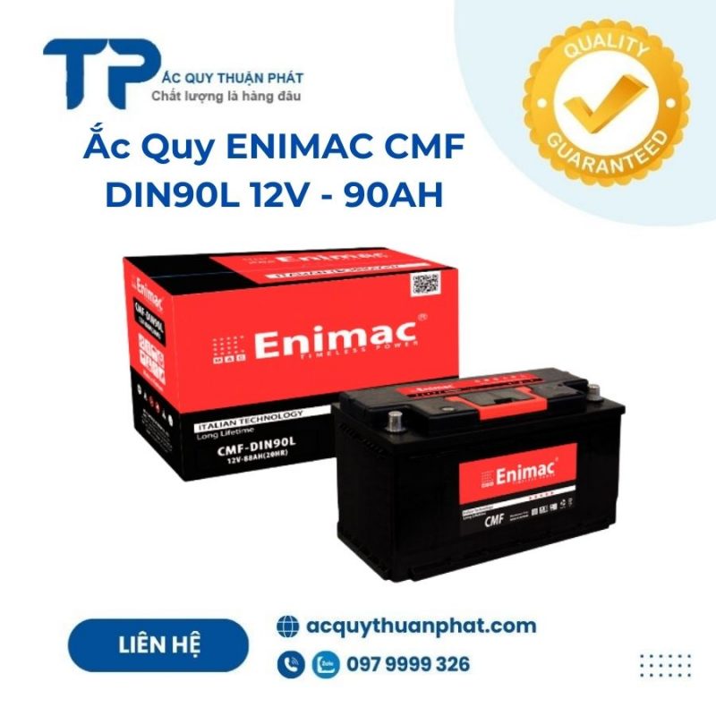 Ắc quy ENIMAC CMF DIN90L 12V - 90AH;