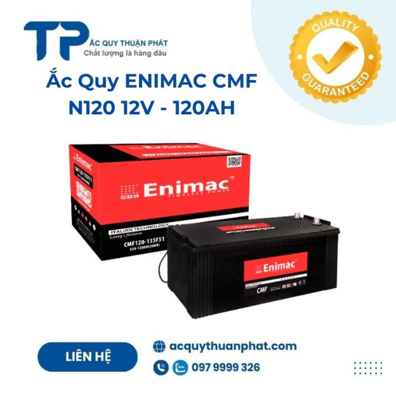 Ắc quy ENIMAC CMF N120 12V - 120AH;