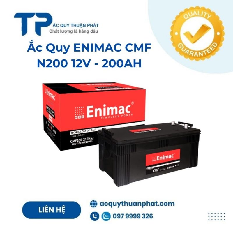 Ắc quy ENIMAC CMF N200 12V - 200AH;