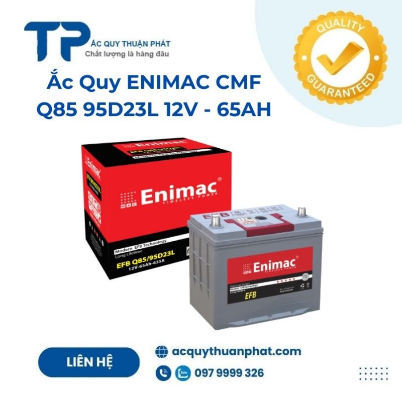 Ắc quy ENIMAC CMF Q85 12V - 65AH;