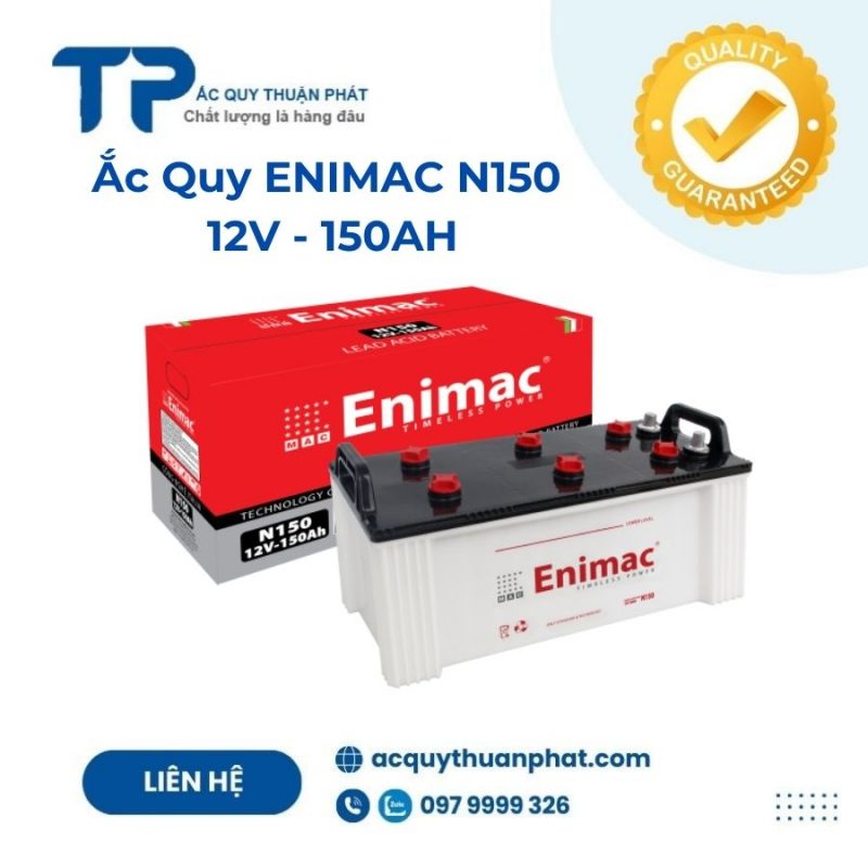 Ắc quy ENIMAC N150 12V - 150AH;