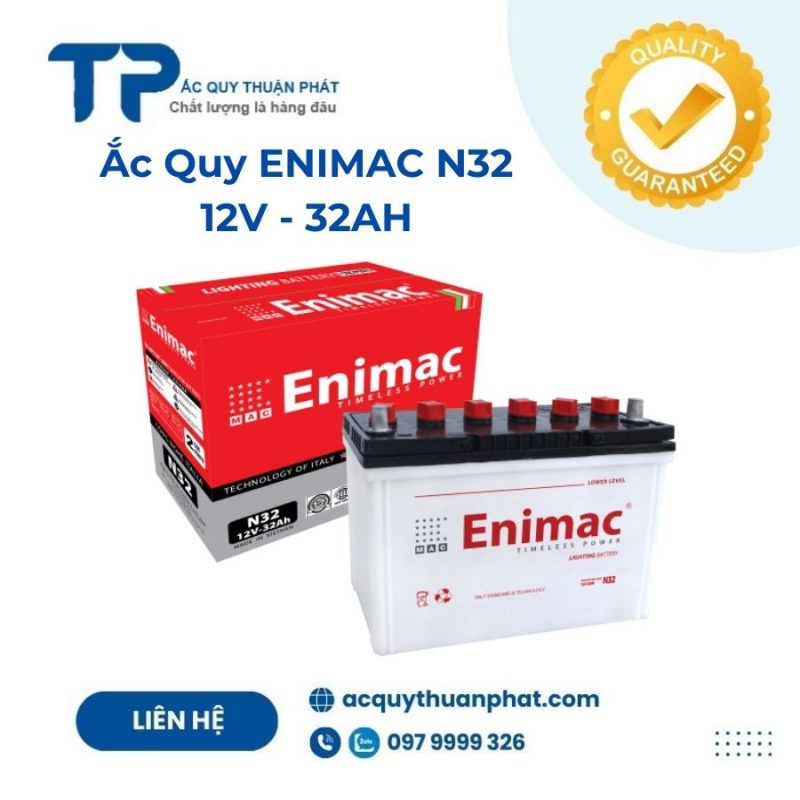 Ắc quy ENIMAC N32 12V - 32AH;