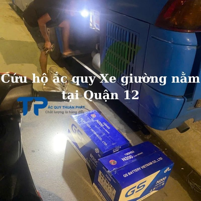 Cứu hộ ắc quy Xe Giường Nằm tại Quận 12