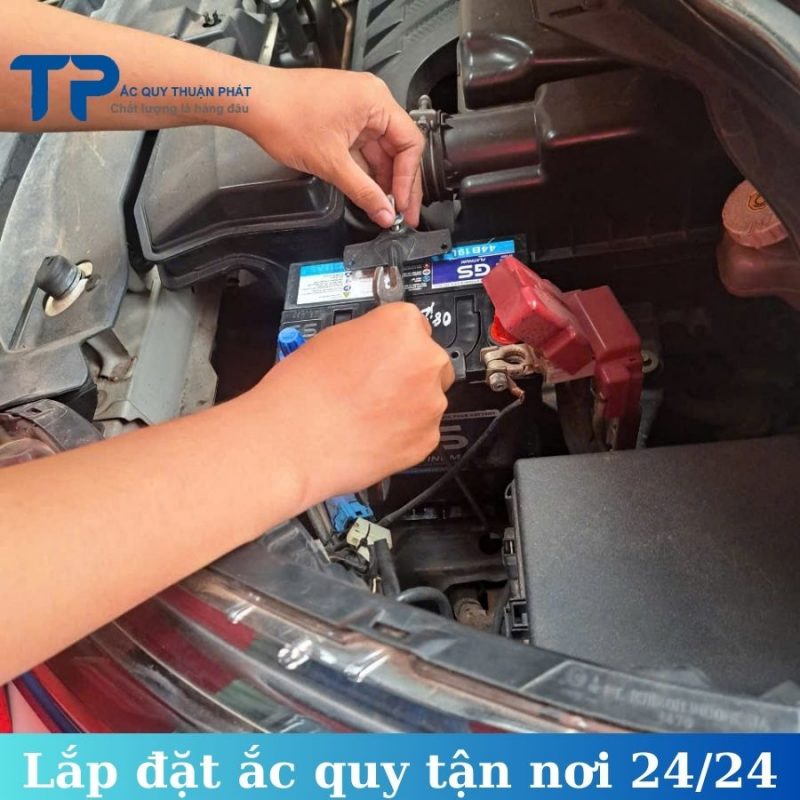 Lắp đặt ắc quy tận nơi 24/24