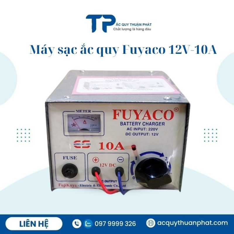 Máy sạc ắc quy Fuyaco 10A chính hãng