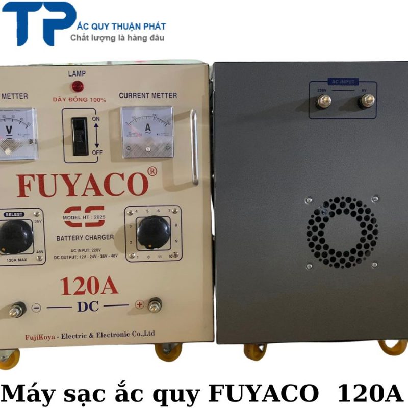 Máy sạc ắc quy FUYACO 120A dây đồng