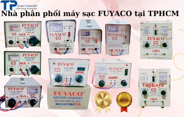 Nhà phân phối máy sạc ắc quy FUYACO tại TPHCM;