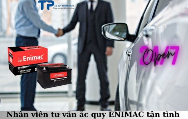 Nhân viên tư vấn ắc quy ENIMAC tận tình