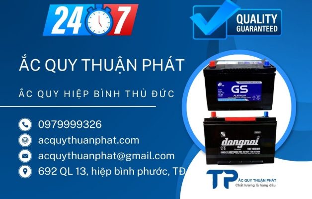 Thay ắc quy Hiệp Bình Thủ Đức;