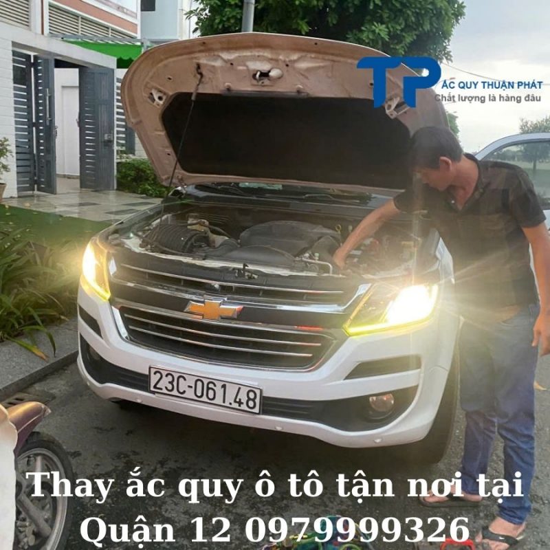 Thay ắc quy ô tô tận nơi tại Quận 12 0979999326