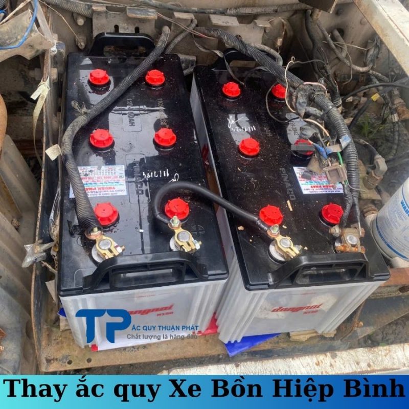 Thay ắc quy Xe Bồn Hiệp Bình Thủ Đức