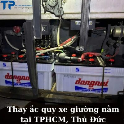 Thay ắc quy Xe Giường Nằm tại TPHCM, Thủ Đức;