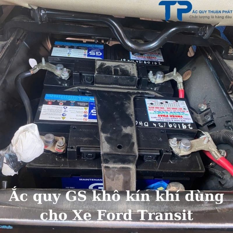 Ắc quy GS khô kín khí dùng cho xe Ford Transit