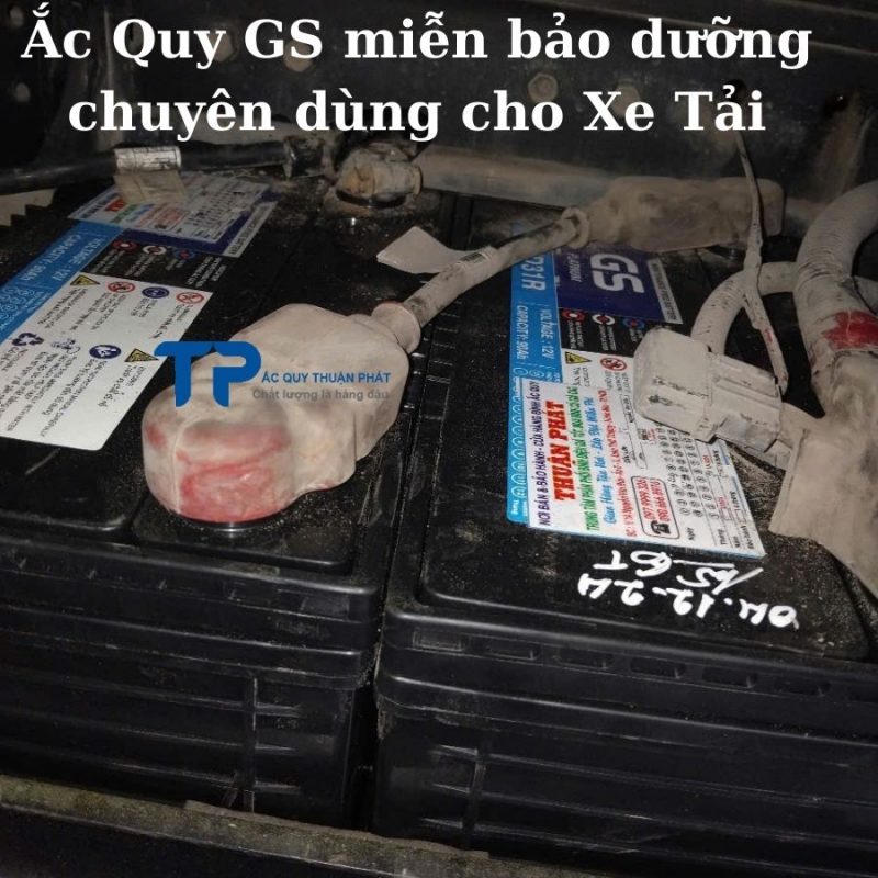 Ắc Quy GS miễn bảo dưỡng chuyên dùng cho Xe Tải