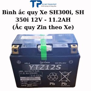 Bình ắc quy Xe SH 300i SH350 12V - 11.2AH;