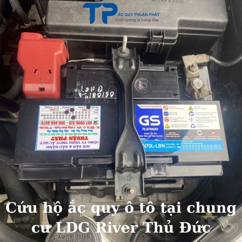 Cứu hộ ắc quy ô tô tại Chung Cư LDG River Thủ Đức