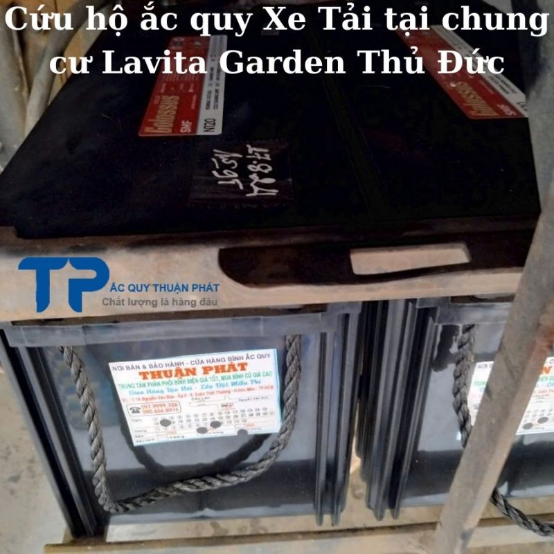 Cứu hộ ắc quy Xe Tải tại Chung Cư Lavita Garden Thủ Đức