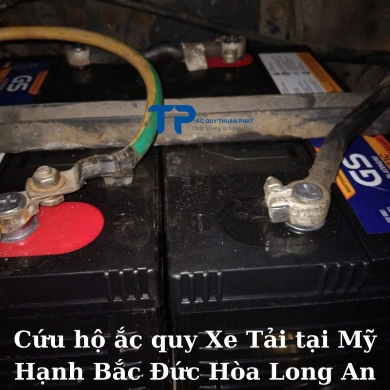 Cứu hộ ắc quy Xe Tải tại Mỹ Hạnh Bắc Đức Hòa Long An