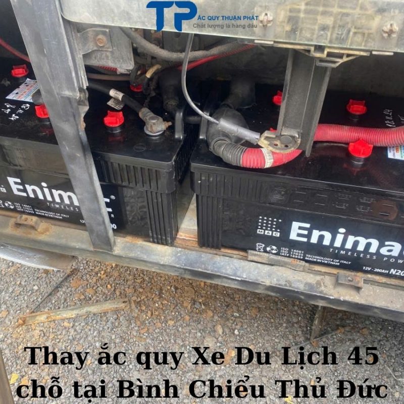 Thay ắc quy Xe Du lịch 45 chỗ tại Bình Chiểu Thủ Đức