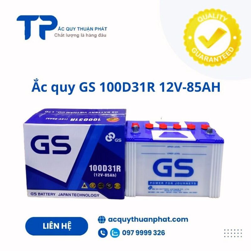 Ắc quy GS 100D31R 12V-85AH