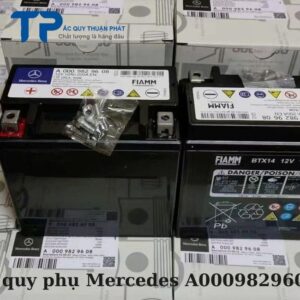 Bình ắc quy phụ Mercedes Aa0009829608 12AH