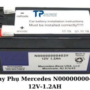 Bình ắc quy phụ Mercedes N000000004039 12V 1.2AH