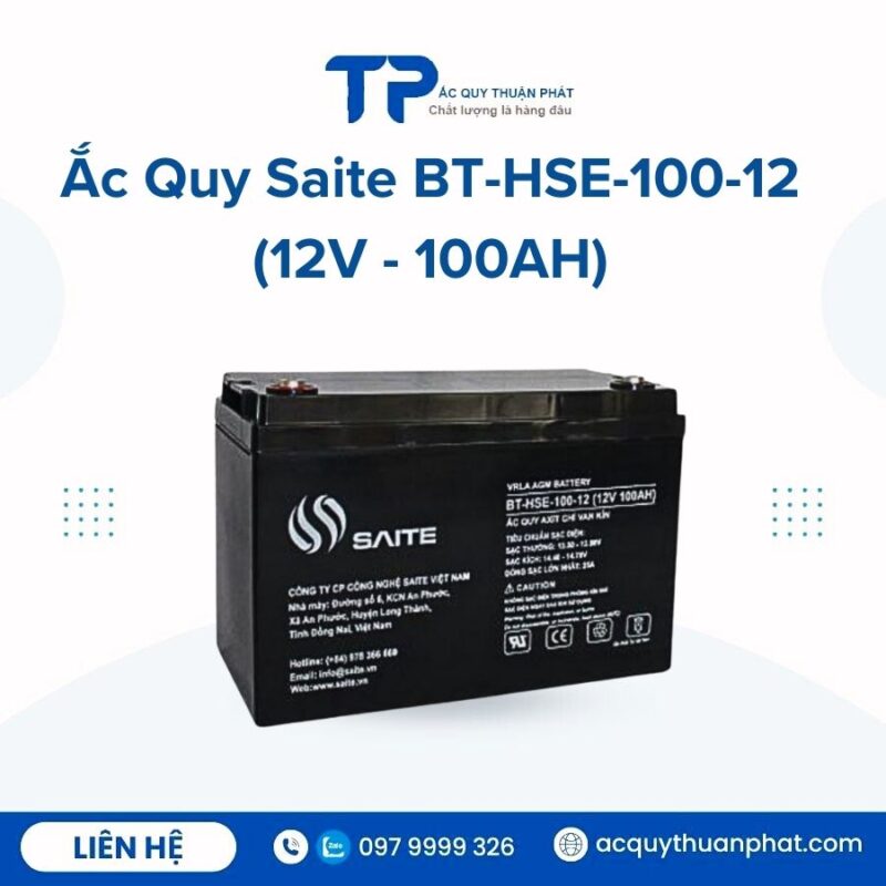 Ắc quy Saite BT HSE 100