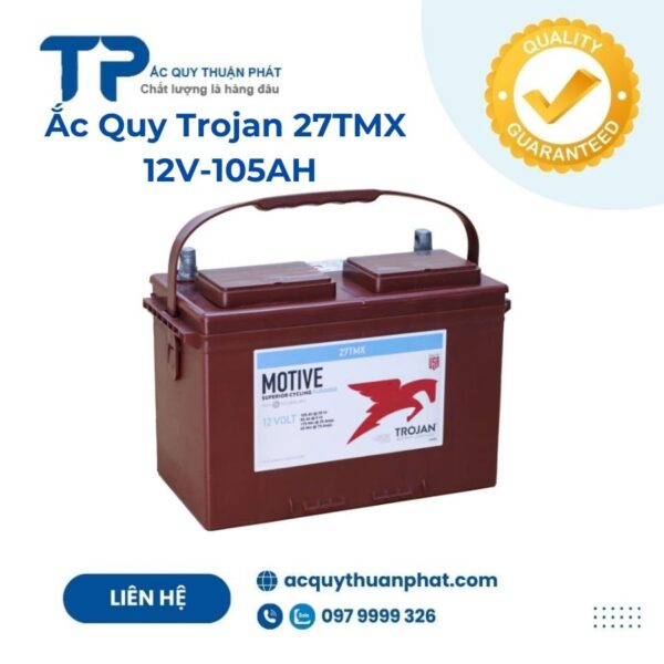 Ắc quy Trojan 27TMX 12V 105AH