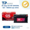 Ắc quy GS MF LN5 DIN100L 12V - 100AH cọc chìm