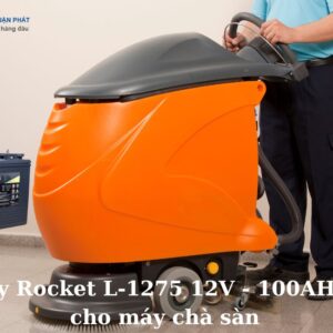 Ắc Quy Rocket l-1275 12V - 100AH dùng cho máy chà sàn