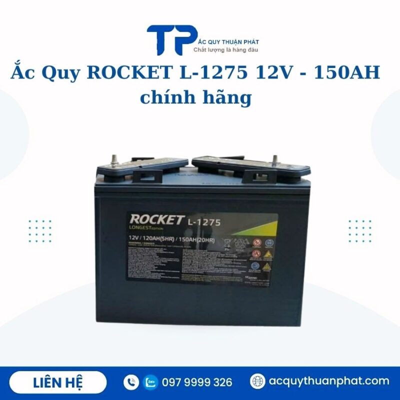 Ắc Quy Rocket L-1275 12V - 150AH chính hãng