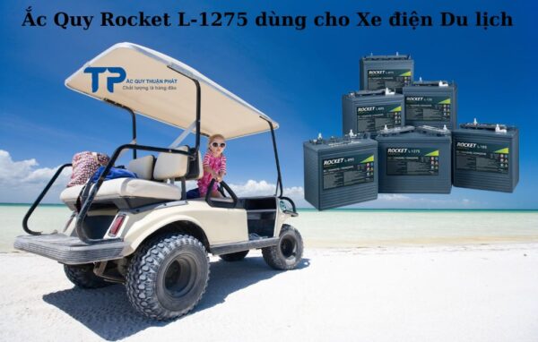 Ắc quy Rocket L-1275 dùng cho xe điện du lịch