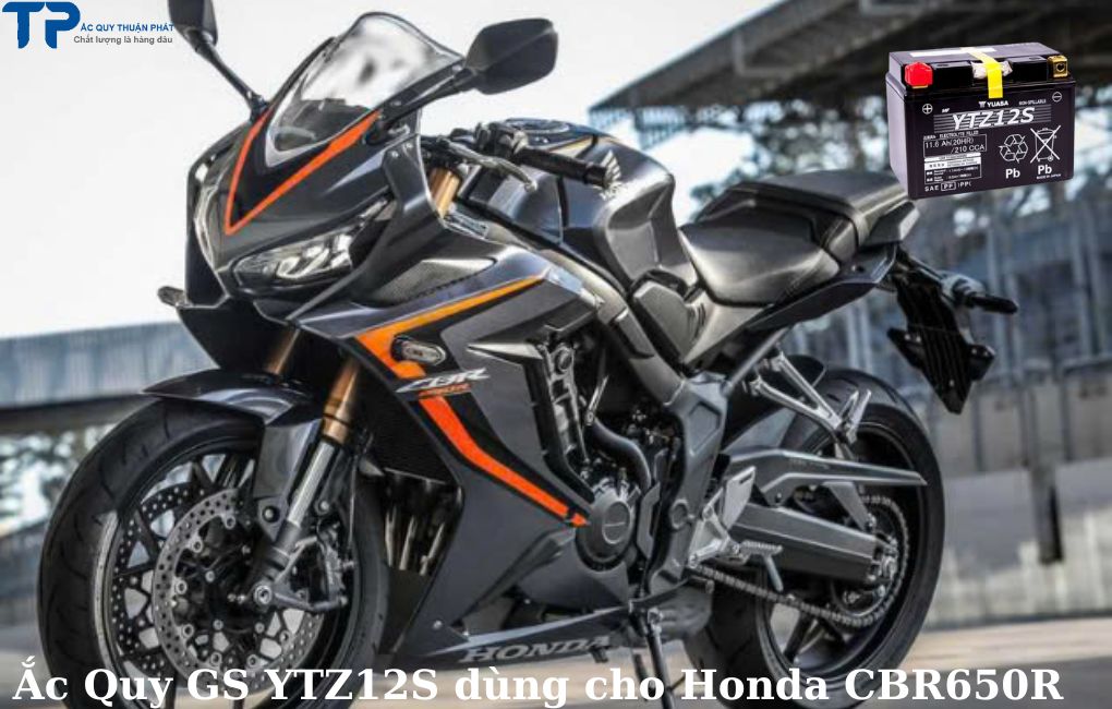 Ắc quy GS YTZ12S dùng cho Honda CBR650R