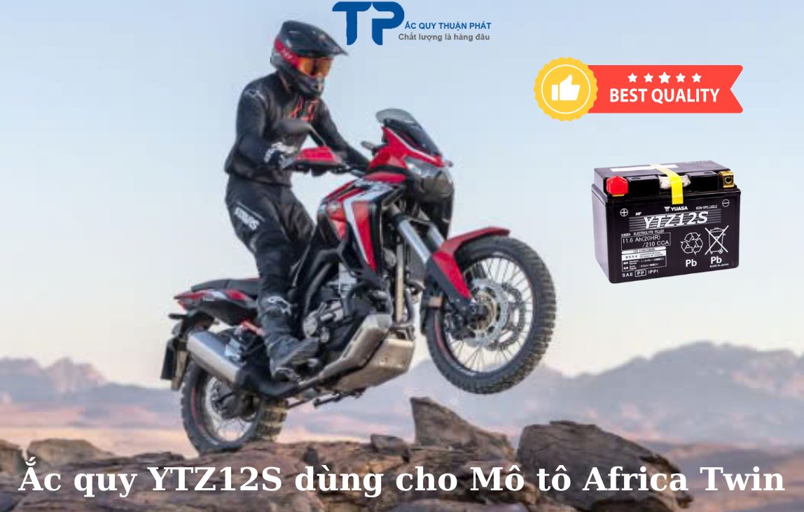 Ắc quy GS YTZ12S dùng cho Moto Afreca Twin