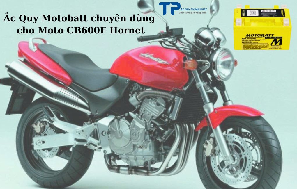 Ắc quy Motobatt chuyên dùng cho Mô tô CB600F Hornet