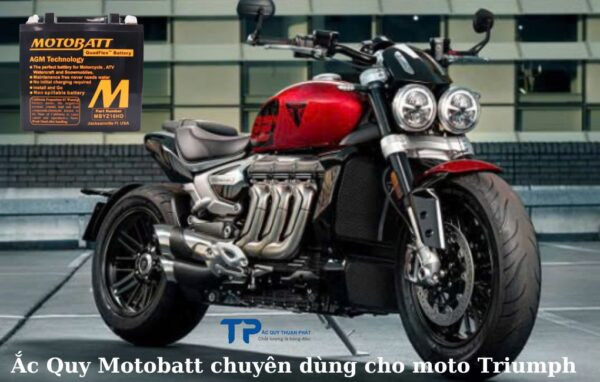 Ắc quy Motobatt chuyên dùng cho Mô tô Triumph