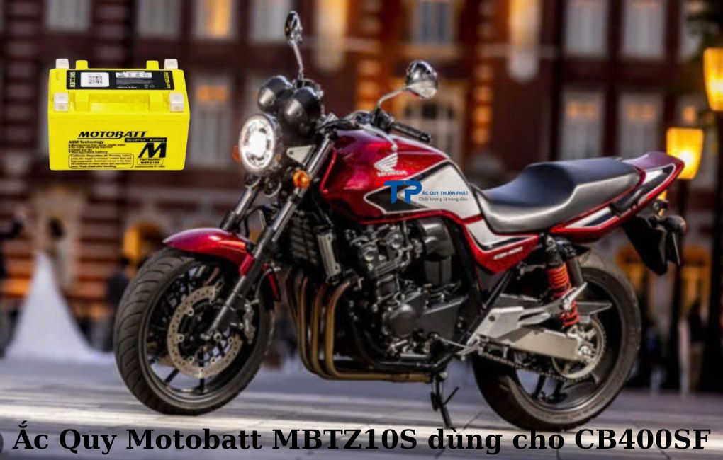 Ắc Quy Motobatt MBTZ10S dùng cho CB400SF