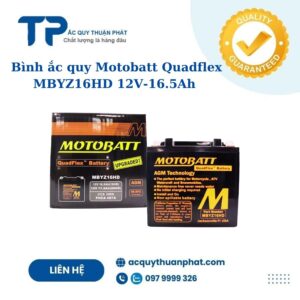 Bình ắc quy Motobatt Quadflex MBYZ16HD 12V - 16.5AH